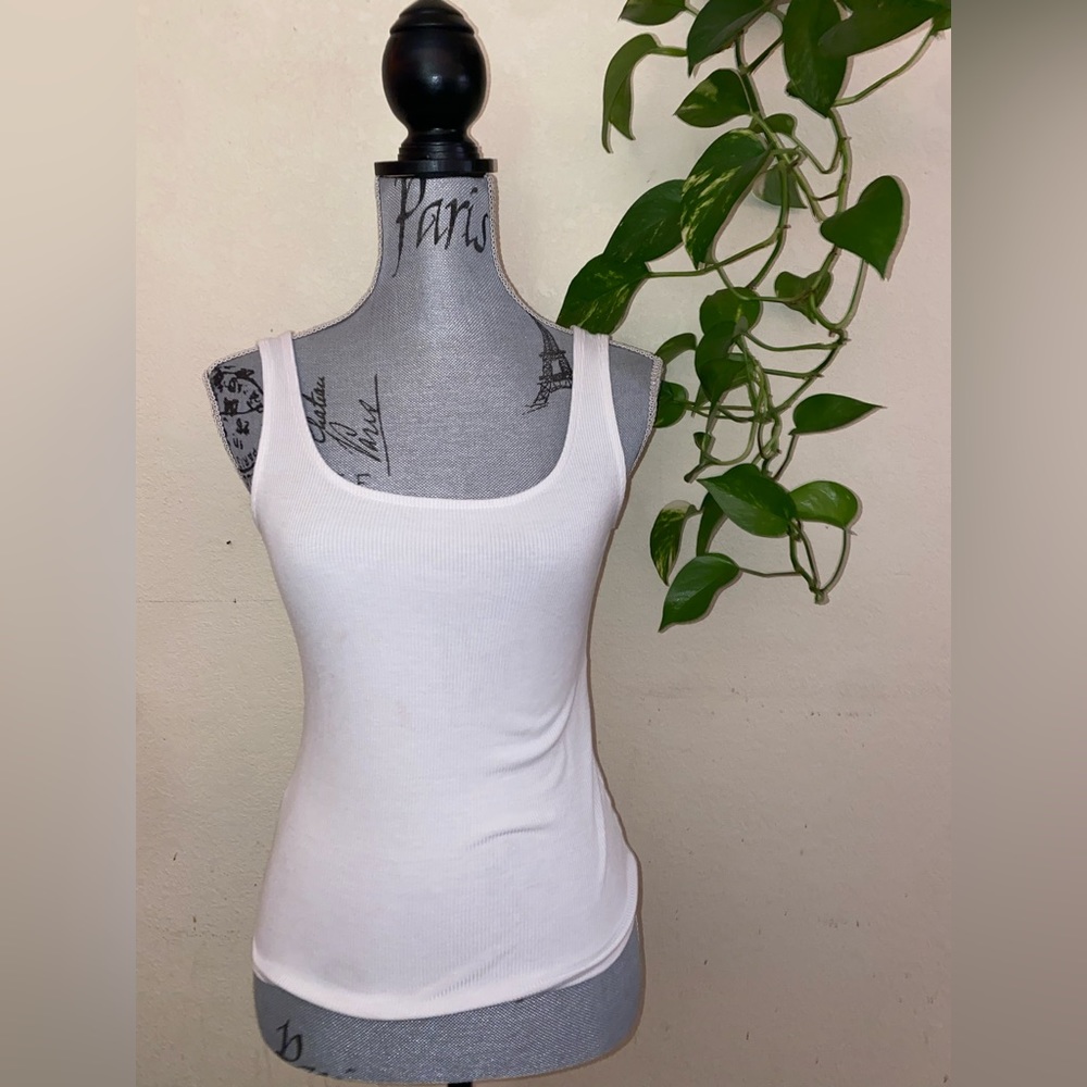 White tank top